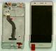 MODULE COQUE AVANT ASSEMBLEE SANS BATTERIE (COQUE+LCD+TP+BOUTONS+VIBREUR) GOLD NEM-L51=>02350TSY