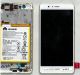 COQUE AVANT ASSEMBLEE BLANCHE (COQUE+LCD+TP+HP) AVEC BATTERIE VNS-L31=>02350SLF+02351LGT+02351LHG