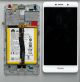 FRONT COVER +LCD+TP+RECEIEVER+BATTERY WHITE ALUMINUM ALLOY AND PLASTIC