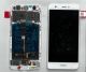 MODULE COQUE AVANT ASSEMBLEE (COQUE+LCD+TACTILE) CHAMPAGNE WHITE CANNES-L01/L11=>02350YUW