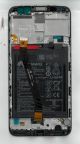 MODULE AFFICHEUR+COQUE+TACTILE+HP+BATTERIE BLACK RHONE-L21=>02351QCY