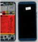 MODULE COQUE AVANT ASSEMBLEE BLEUE AVEC BATTERIE (COQUE+LCD+TP) LELAND