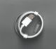 USB CABLE-1.0M USB MALE /TYPE C DL136 WHITE WITH PACKING TPE=>2181419