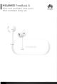 BLUETOOTH EARPHONES HUAWEI WAL-CT025 CERAMIC WHITE WALRUS-CT025 NORTHEAST EUROPE VERSION=>55033030