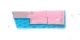 THERMAL PAD WITH SINGLE COATING THERMAL CONDUCTIVITY 2.8W/MK SIZE:3.5MM(L)*9MM(W)*0.5MM(H) GAP FILLE