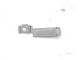 LCD CONNECTOR PRESSED STEEL NATURAL COLOR CHOPIN-X09B