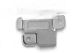BATTERY CONNECTOR PRESSED STEEL NATURAL COLOR CHOPIN-X09B