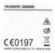 REAR LABEL G6600 38*35MM 50# METALIZED POLYESTER ARGENTINE