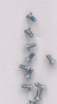 SCREW ATOMU-AL20B M1.4*2.8MM GALVANIZED+TEFLON PASTE CROSS