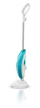 Nettoyeur Balai Vapeur Brosse Triangulaire Blanc/Bleu Clair 1500 W