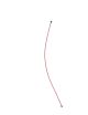 CABLE COAXIAL 121.7MM ROUGE  (COM)