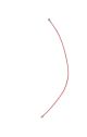 CABLE COAXIAL 123.5MM ROUGE (COM)