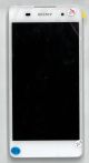 COQUE AVANT + AFFICHEUR WHITE