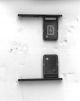 CAP TRAY SINGLE BLACK