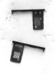 SIM TRAY DOOR SINGLE BLACK